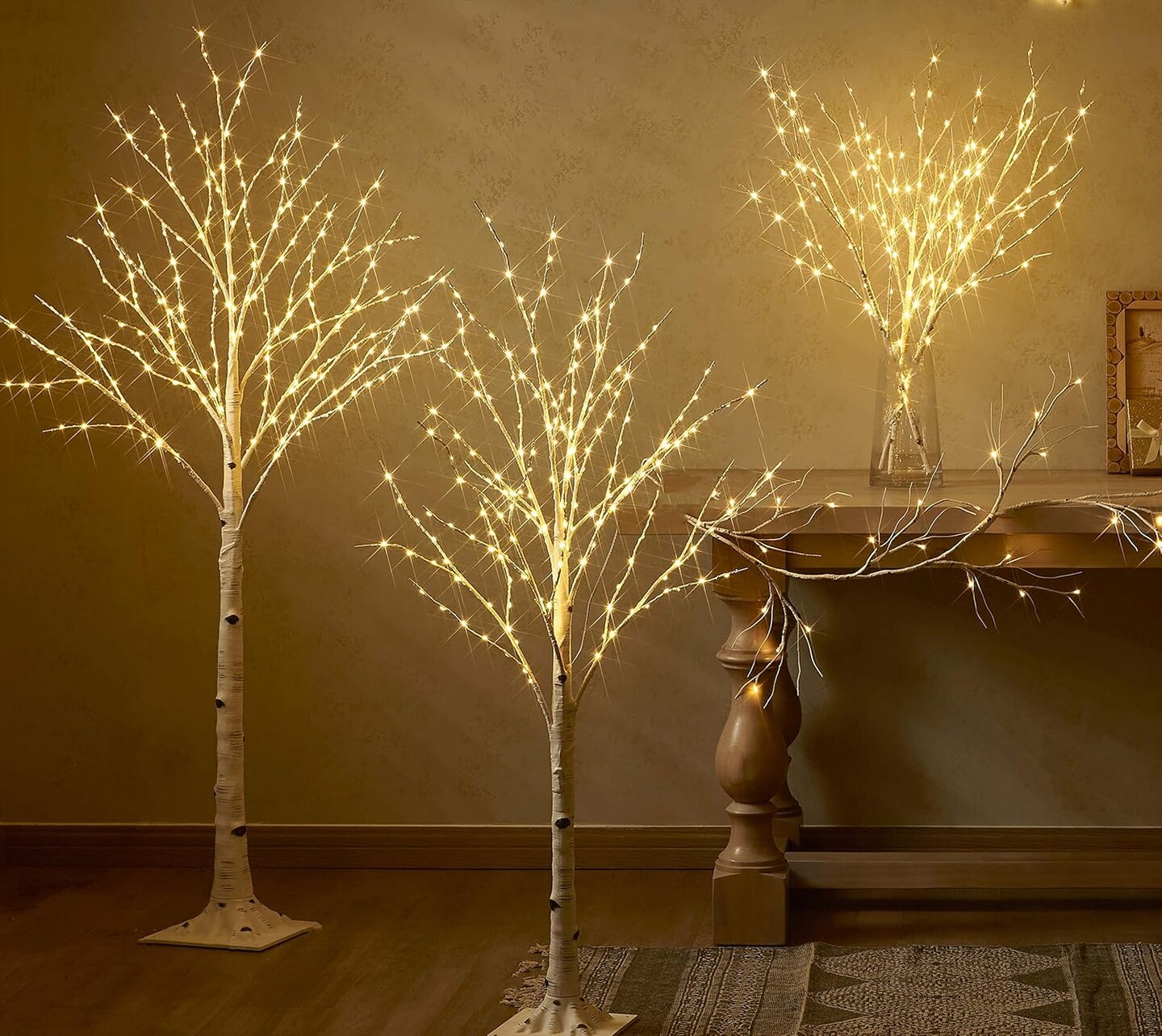 Lighted Birch Tree Plug in 330 Fairy Lights 6FT (6ft Birch) 26 x 26 x 70 inches