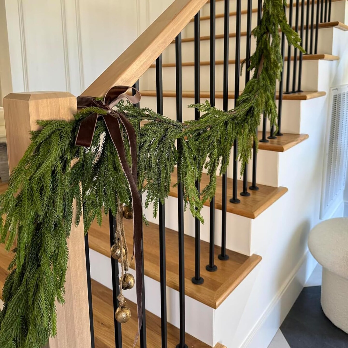 1 PCS 6 FT Christmas Norfolk Pine Garland (Green)