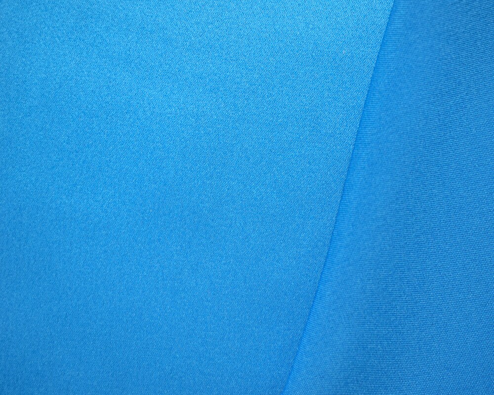 Peacock Blue Polyester Stretch Lamour Satin Woven Fabric By the Yard