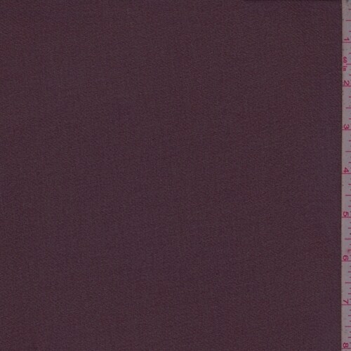Merlot Mini Grid Chiffon Fabric By the Yard
