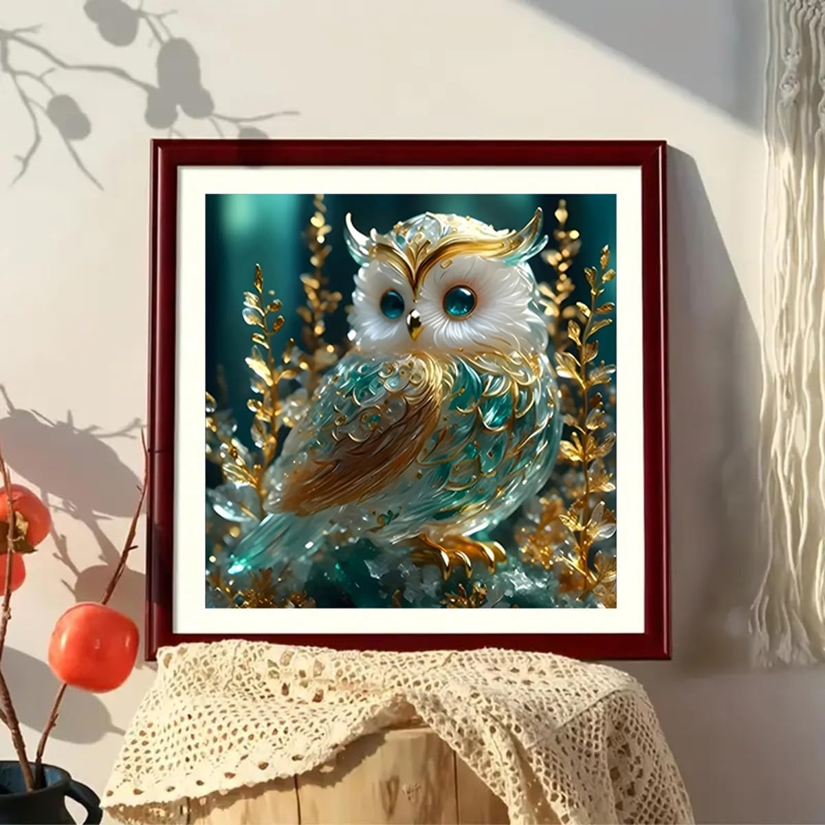 Owl Diamond Art(WCM006)7.5 x 0.65 x 11 inches