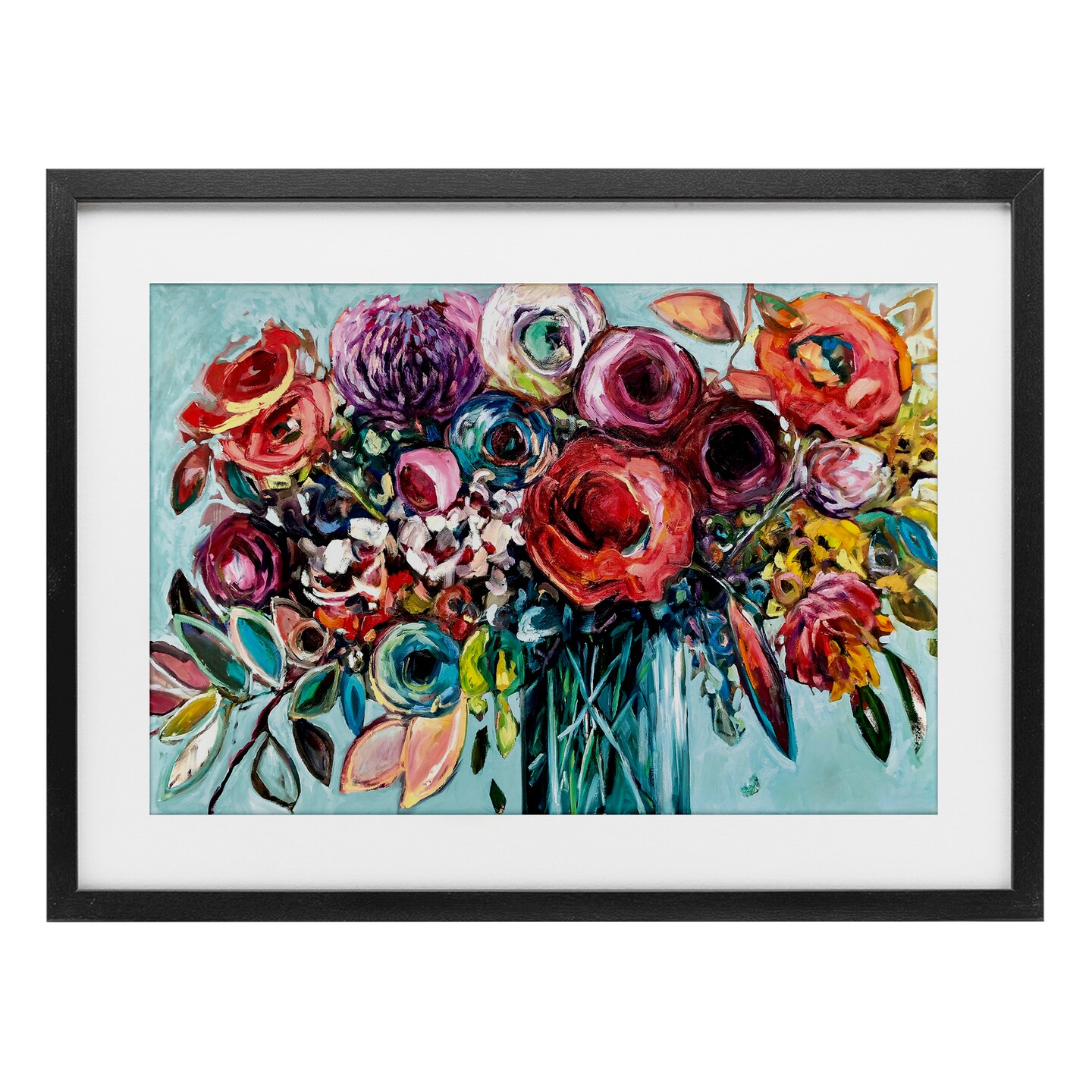 Stupell Industries Here Comes The Sun Blossoms Framed Print Under Glass, design by Vanessa Drew