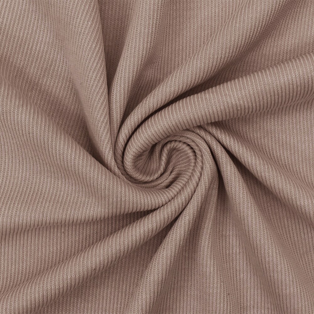 Pink Solid Stretch Spandex Poly Rayon Rib Knit Fabric By the Yard