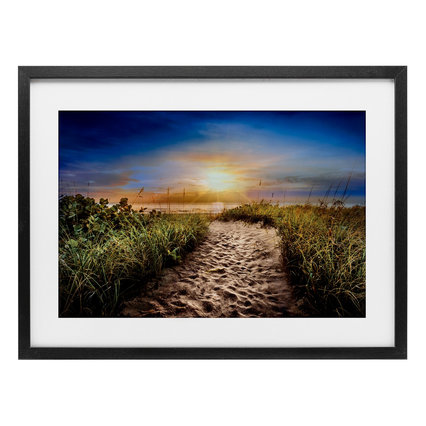 Stupell Industries Desert Trail In Sunrise Framed Print Under Glass, design by Celebrate Life Gallery