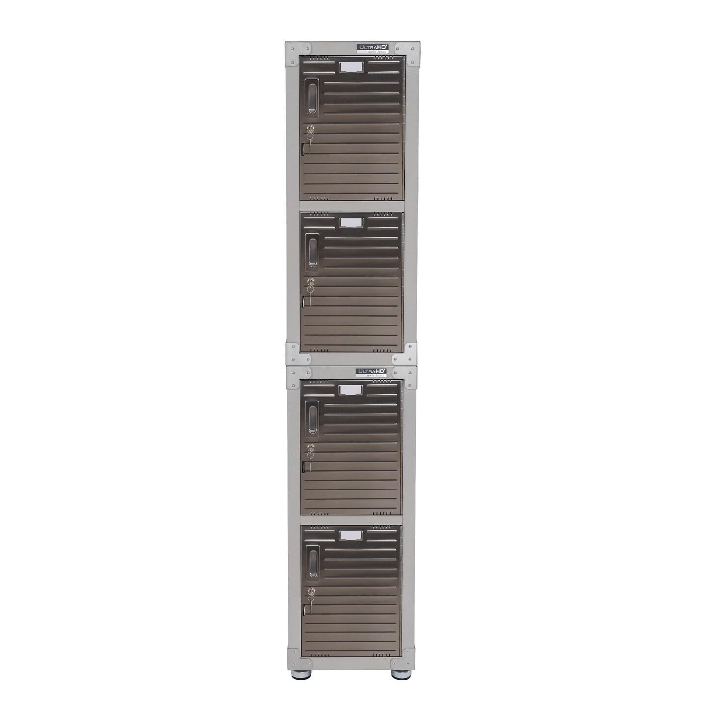Seville Classics UltraHD 4-Door Stackable Locker Cabinet