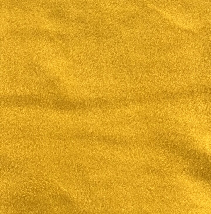 Solid Mustard Yellow Anti-Pill Fleece Fabric (Medium Weight) | By The Yard