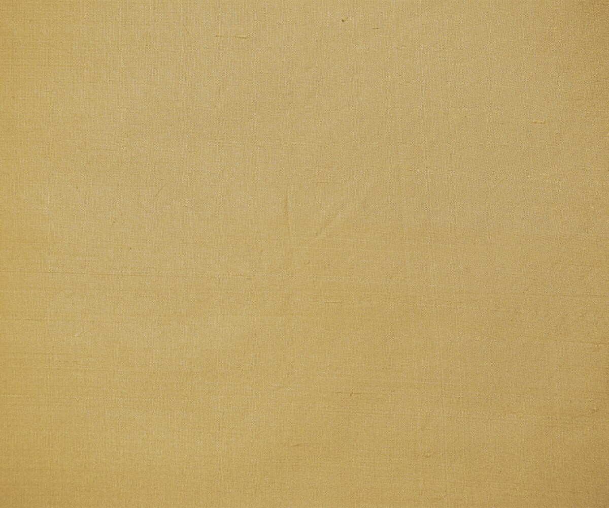 Yellow-White Iridescent Silk Dupioni Woven Fabric By the Yard