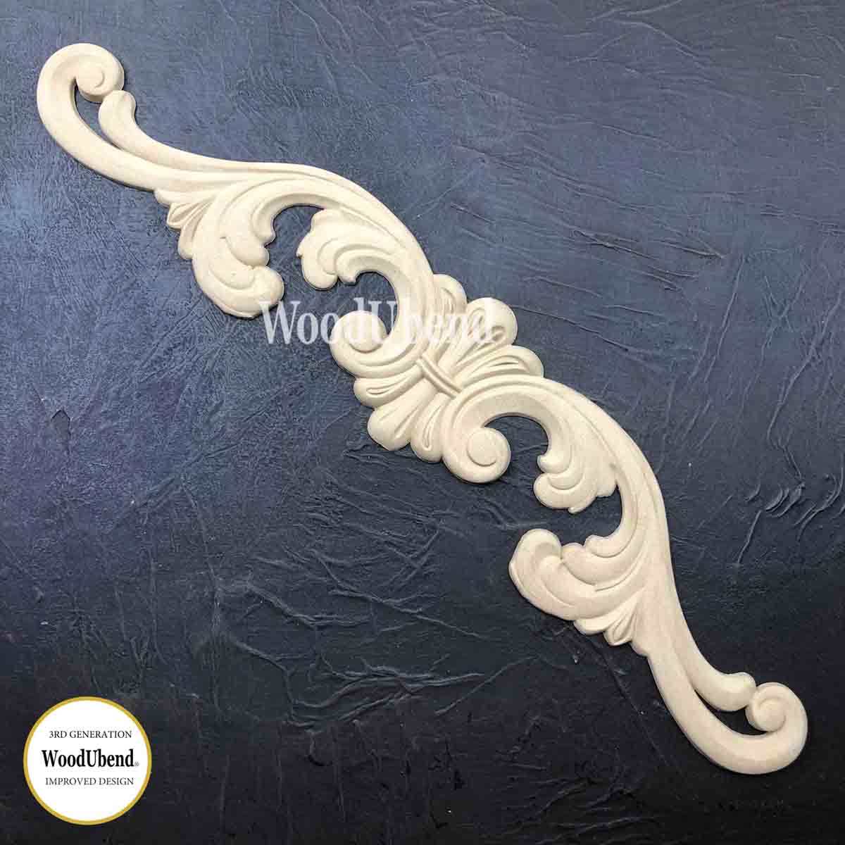 WoodUbend Pack of 2 - Large Applique WUB 1394  Architectural Applications, Renovations, Large Furniture