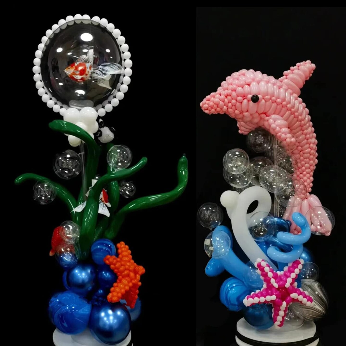 100pcs Mini Crystal Balloons (Clear) 3.92 x 1.96 x 0.39 inches