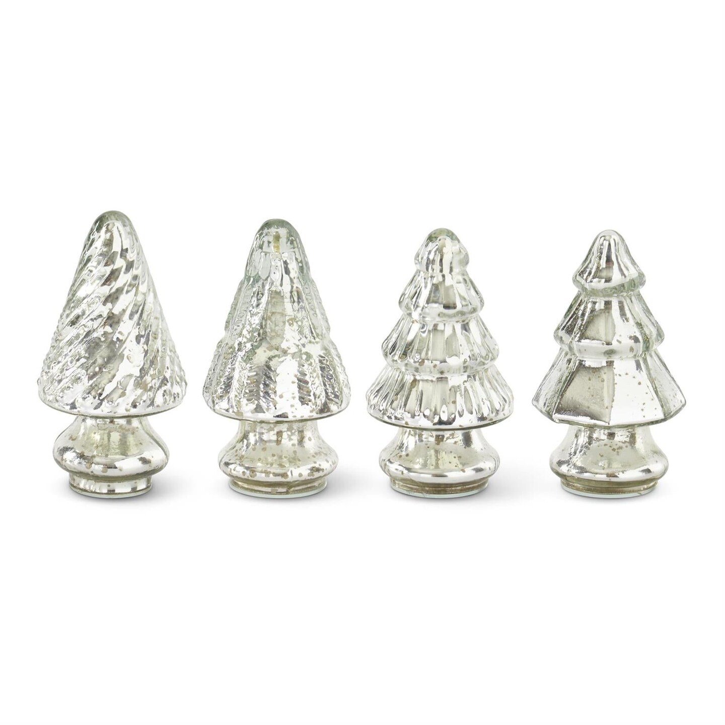 5.25-inch Mini Silver Mercury Glass Christmas Ornament &#x2013; Classic Holiday Decor