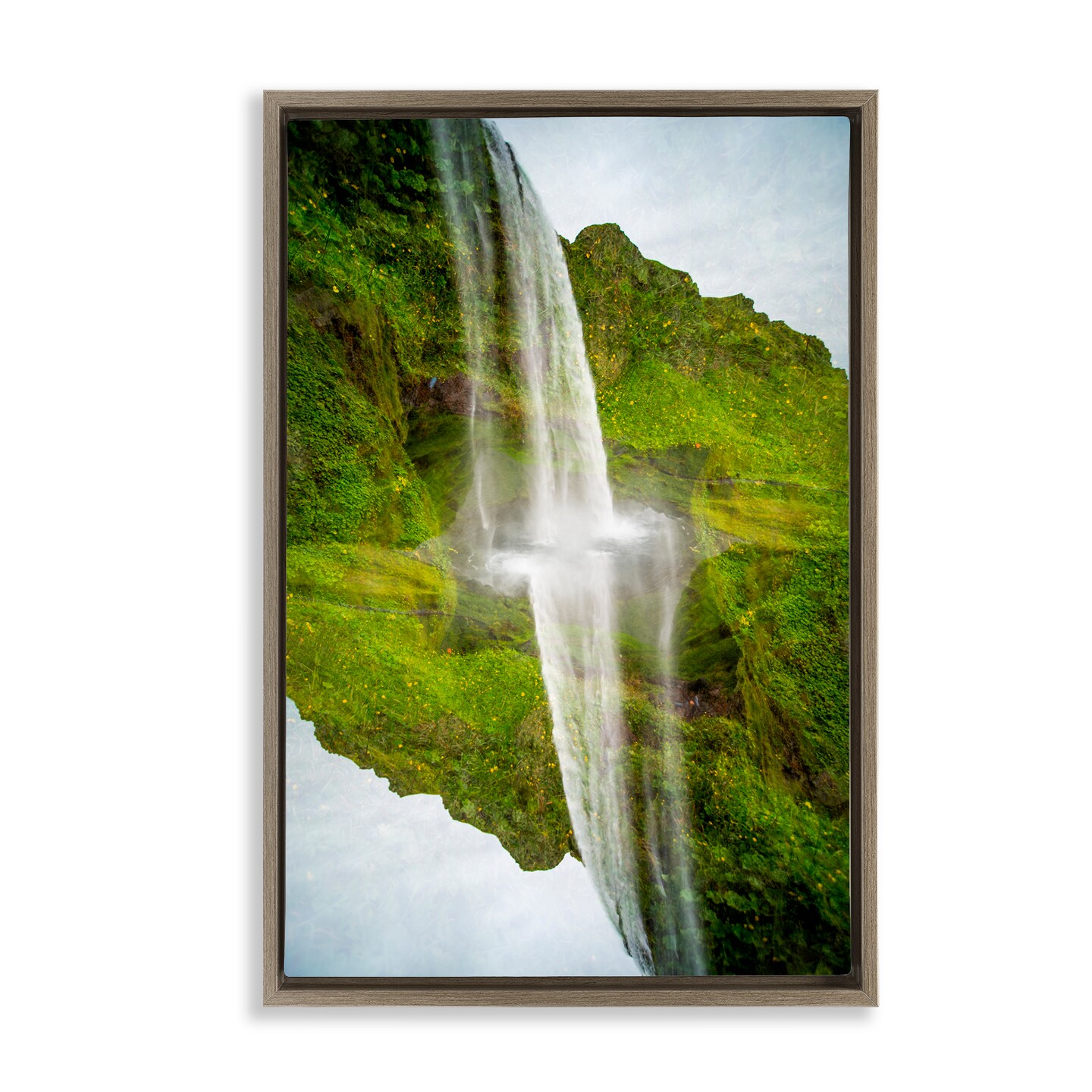 Stupell Industries Surreal Waterfall Reflection Floating Frame, design by Robin Vandenabeele
