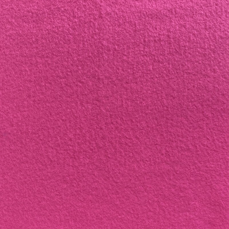 Solid Deep Pink Anti-Pill Fleece Fabric (Medium Weight) | By The Yard
