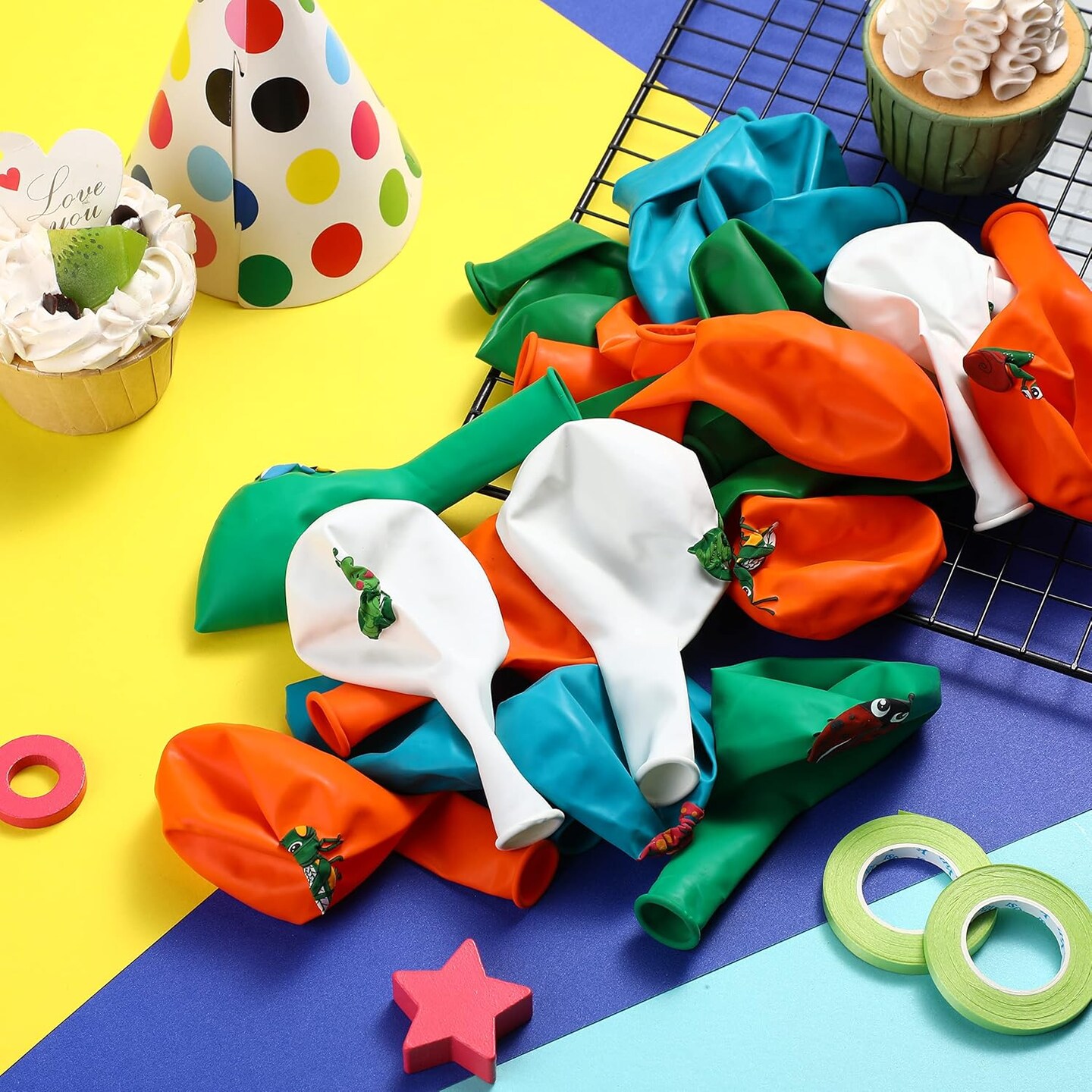 12 Inch Reptile Birthday Party Latex Balloon(green)
