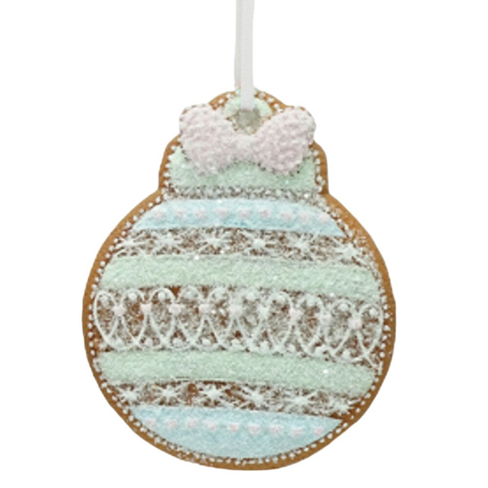 4" Gingerbread Ornament - Pastel – Sweet Christmas Tree Decoration