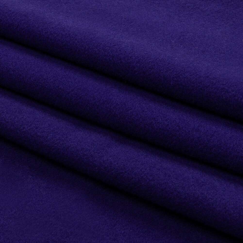 1 Yard Wool and Cashmere Coating Made in Italy - Blue Violet - Alberini Collection 60’’ Width