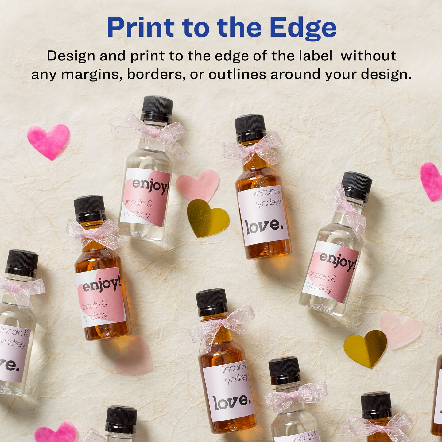 Avery Glossy White Square Labels with Sure Feed, 3/4&#x22; x 3/4&#x22;