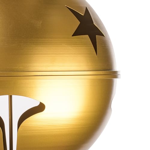 24&#x22; Gold Iron Bell Ornament