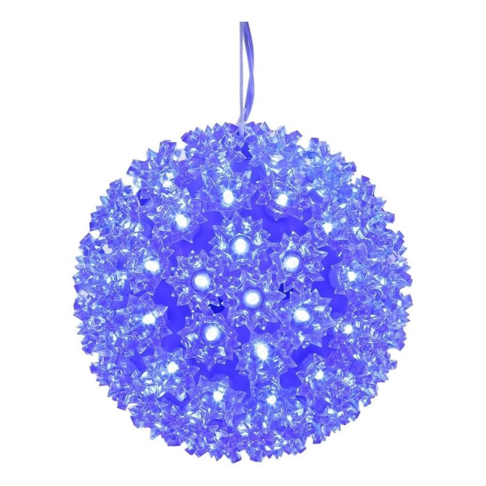Vickerman 50Lt x 6&#x22; LED Blue Starlight Sphere - X120602