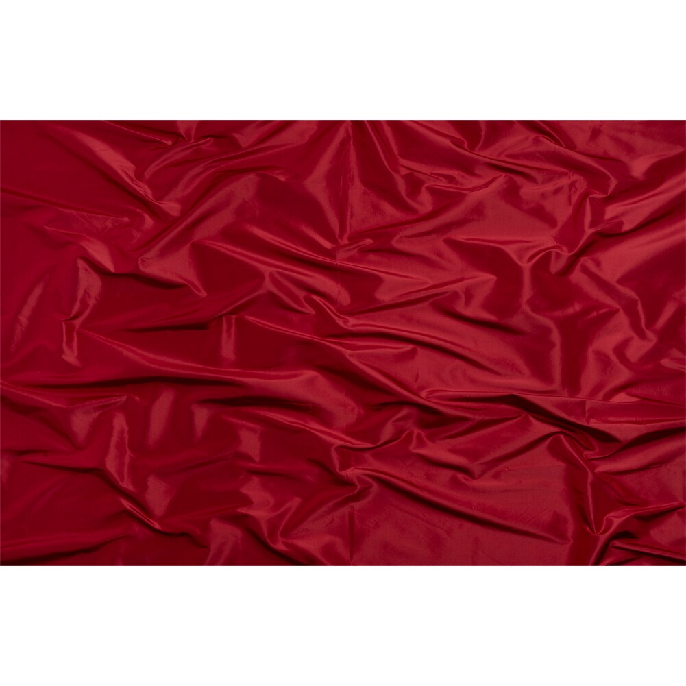 1 Yard Premium Silk Taffeta Fabric in Rhubarb Solid Silk 54 Inch Wide