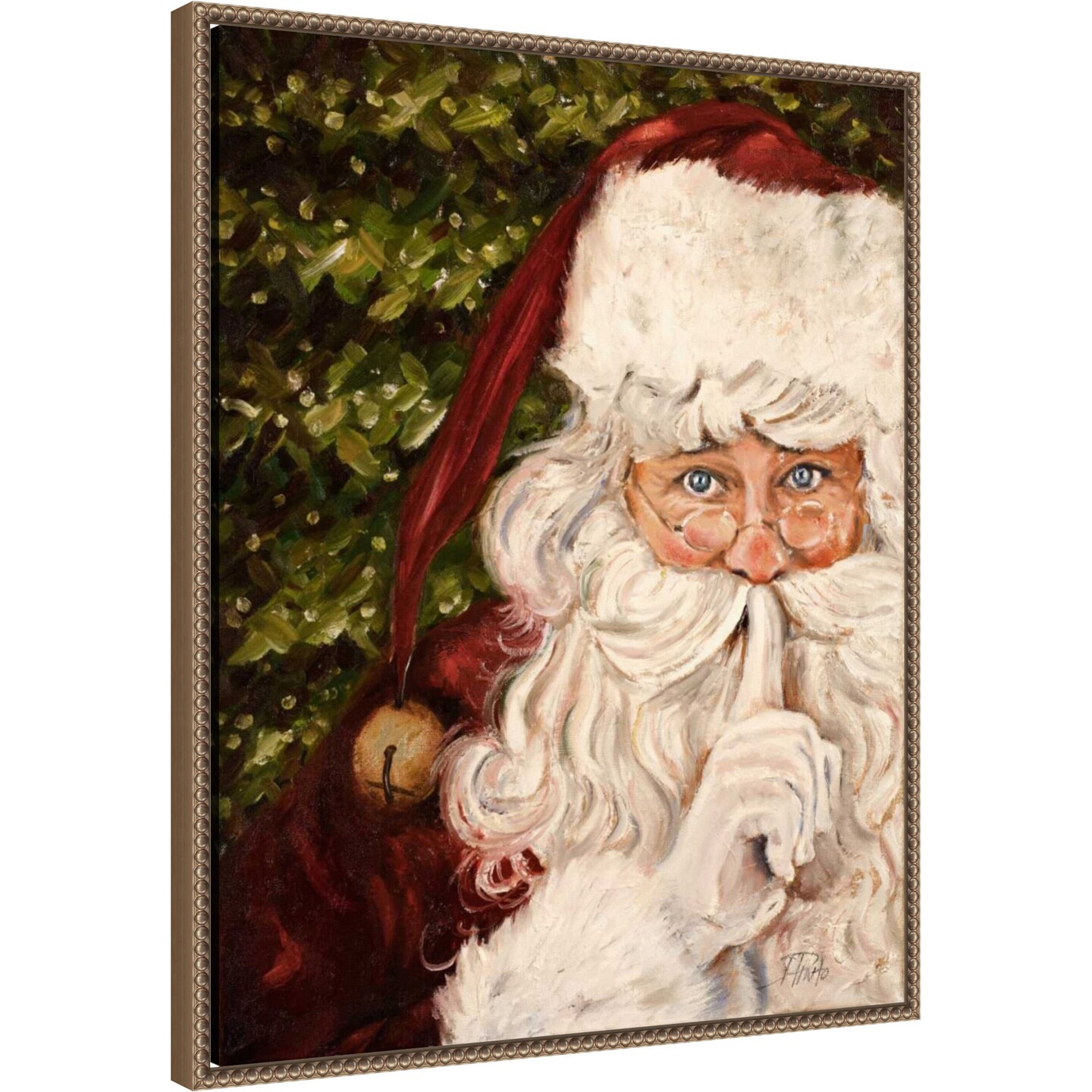 Secret Santa by Patricia Pinto Framed