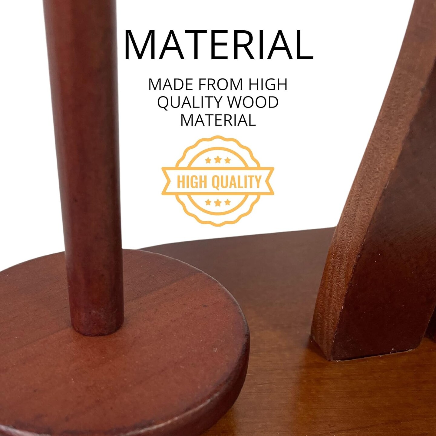 Brown Yarn Holder for Crocheting Big Sully Spinner with 1 Spindle Ball