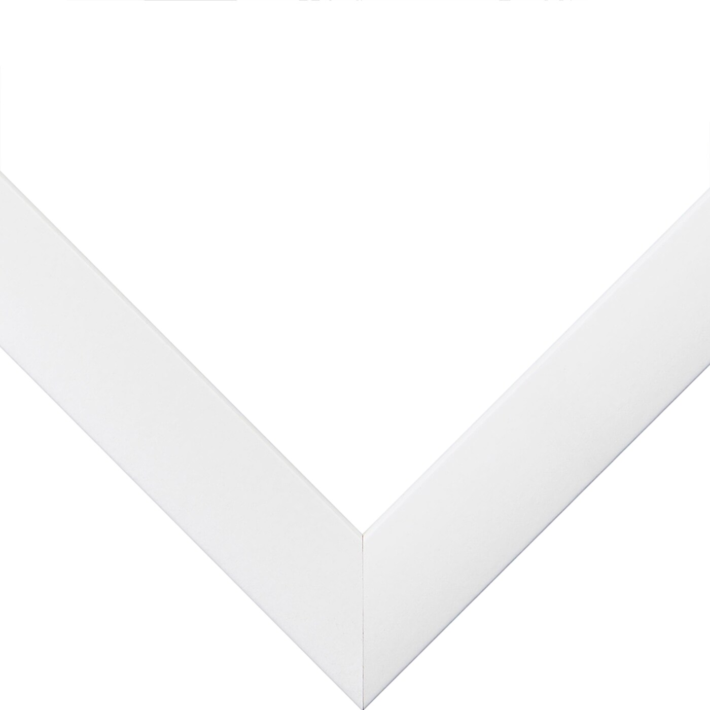 16x16 Picture Frame, Contemporary 1 Inch MDF Moulding, Wall Display Frame for Art, Posters, or Photos by wallsthatspeak