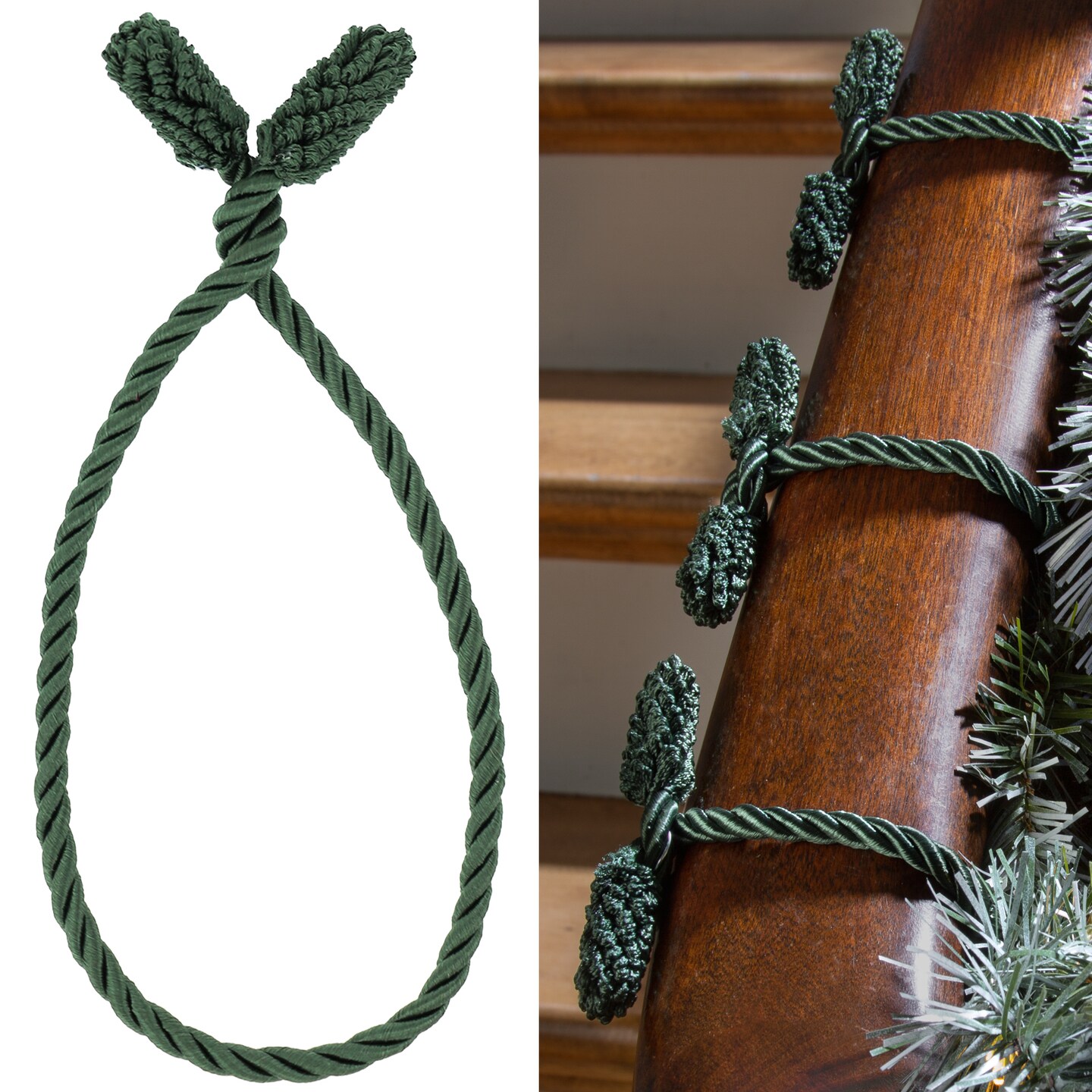 Haute Decor Decorative Twist Ties 6 Pack 20 inches