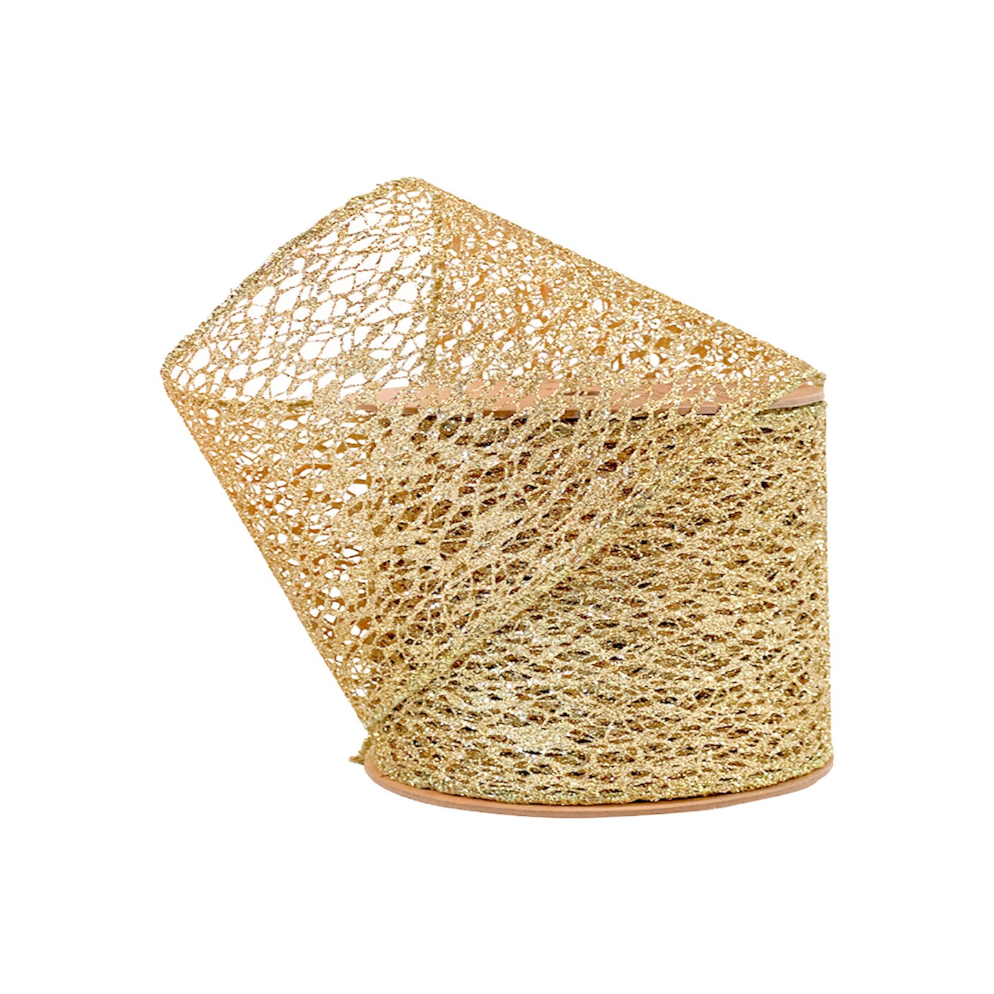 LaRibbons 4" - 2 1/2" Mesh Wired Ribbon | 10 Yard Roll