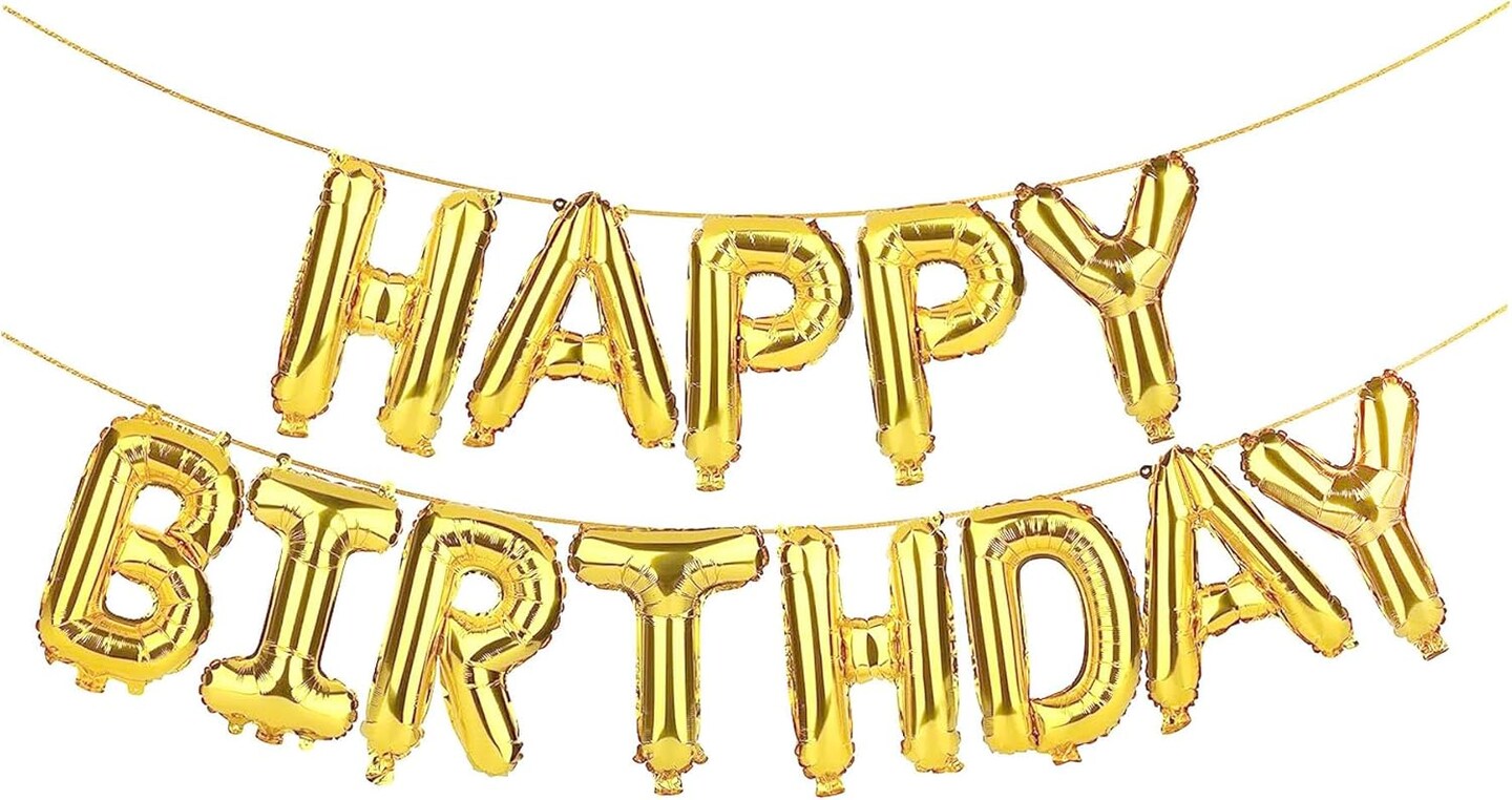 21st Birthday Decorations for Him Her 21 Balloon Number Gold Jumbo Numbers 12 Foil Mylar Balloon (Gold)