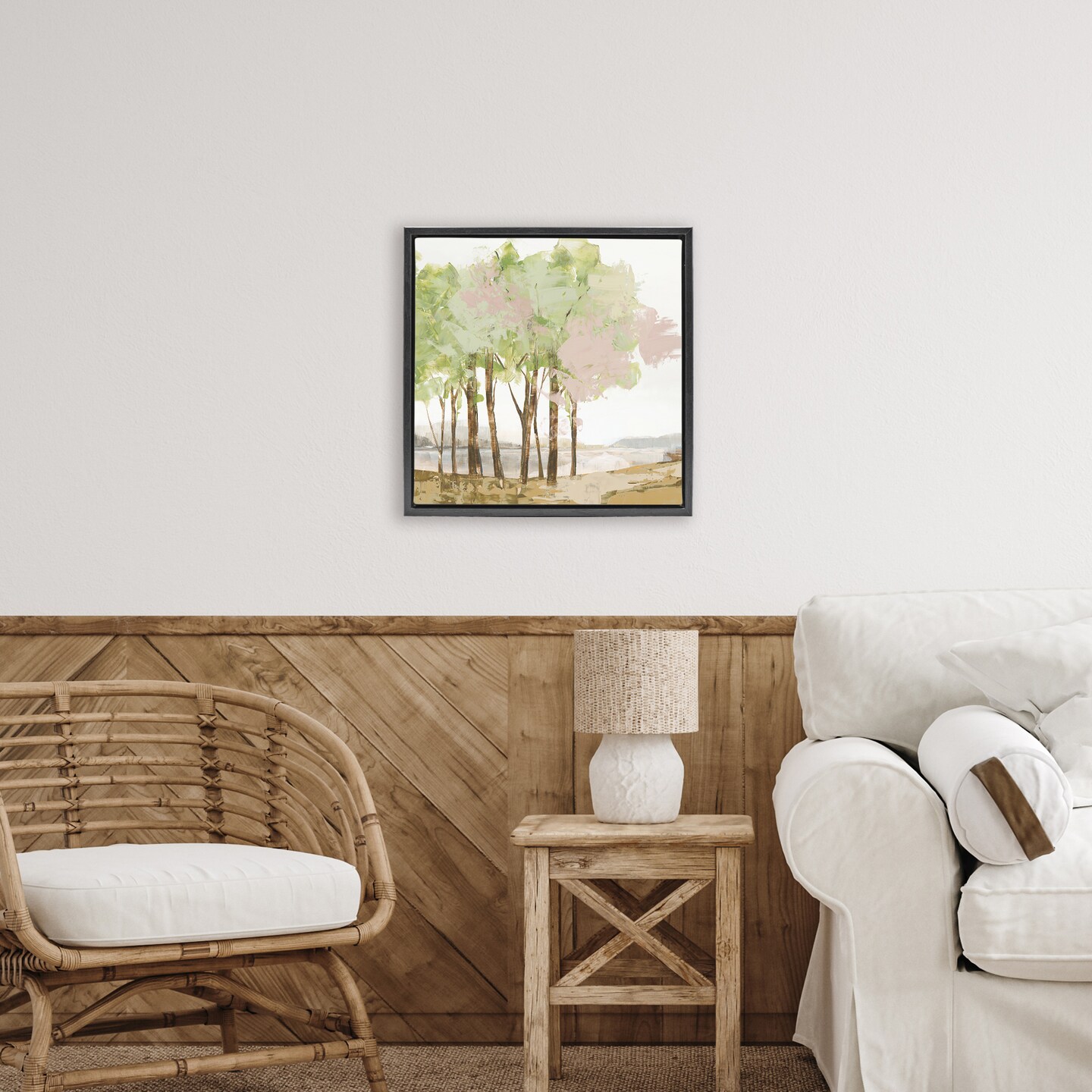 Stupell Industries Spring Awakening Forest Floating Frame, design by Ian C.
