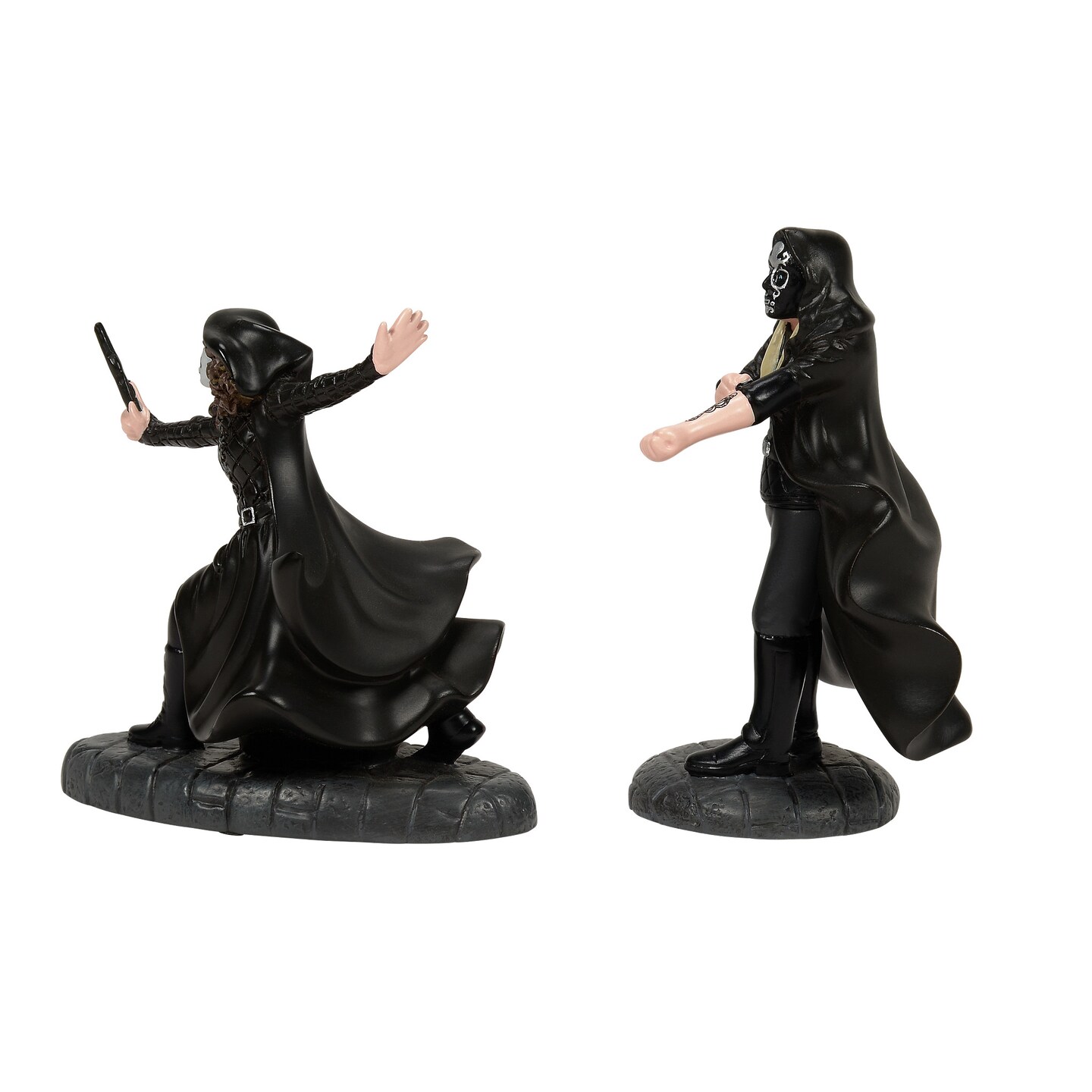 Department 56 Harry Potter Village The Death Eaters Village Figurine Set, 2 Pieces 2.6in H