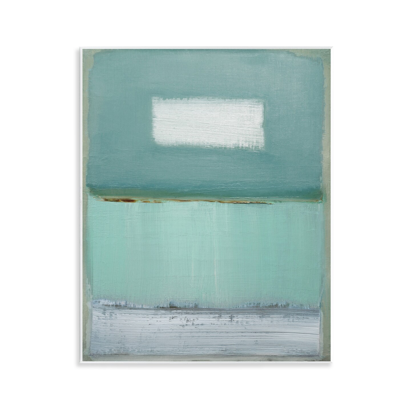 Stupell Industries Azure Blue Gradient Wall Plaque, design by Caroline Gold