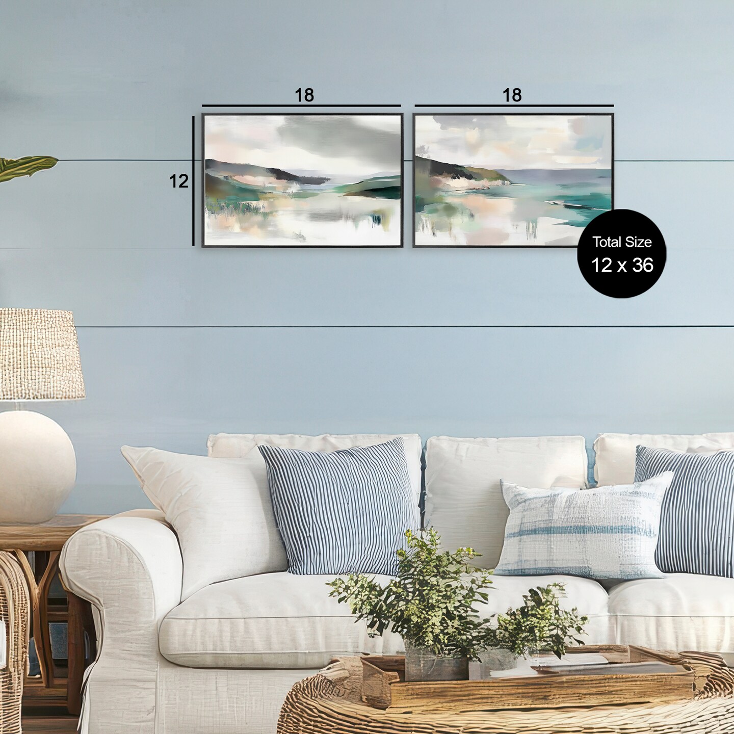 Stupell Industries Abstract Wild Rhythms 2pc Framed Giclee Set, design by Mona Grace