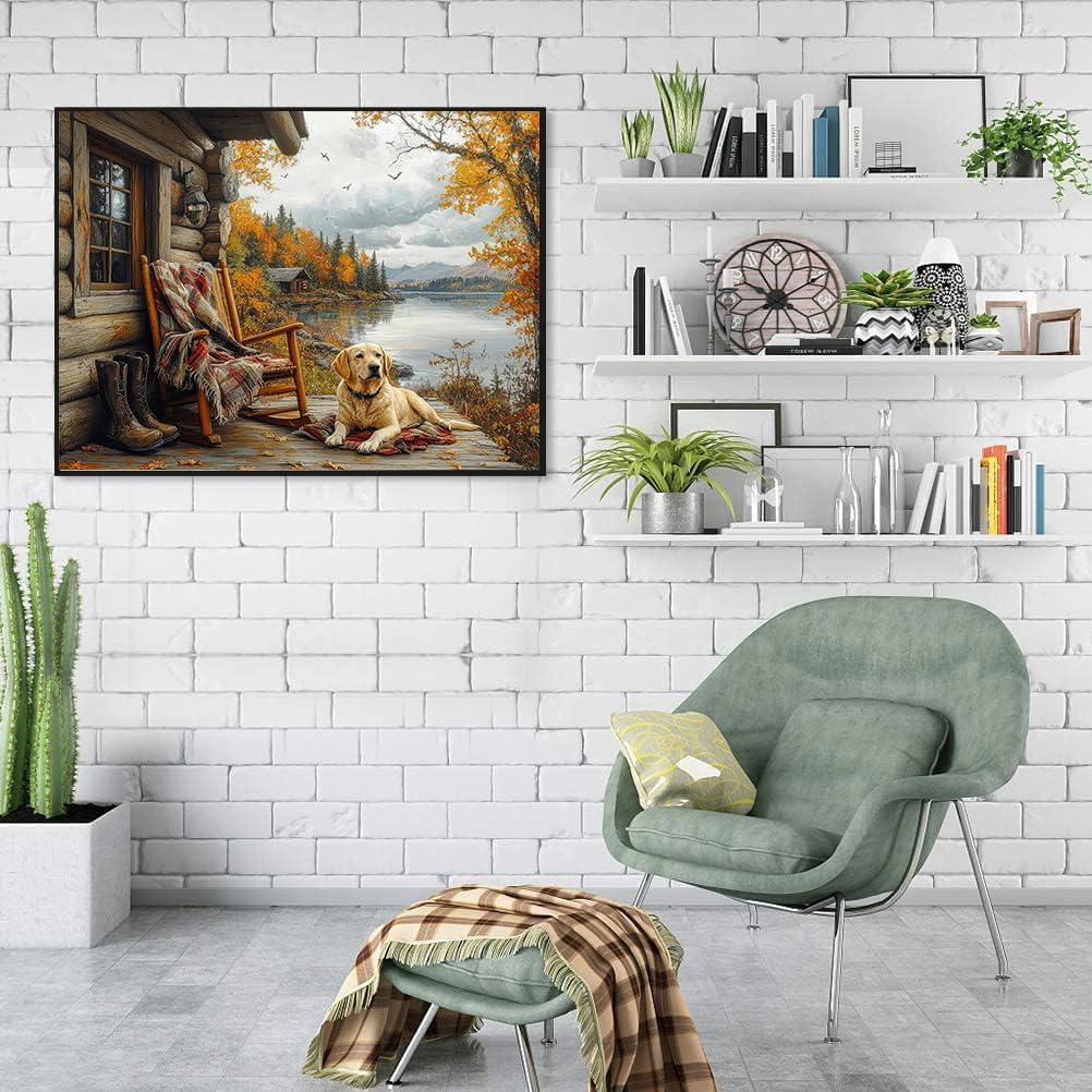 Autumn Diamond Art Kits for Adults(G8137)16 x 0.5 x 12 inches