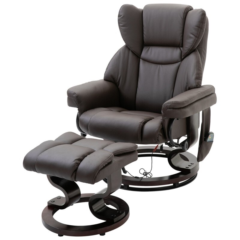 how do you use a vibrating wand Halifax North America Black Ergonomic Comfort: High-Back Massage Office Chair with Footrest