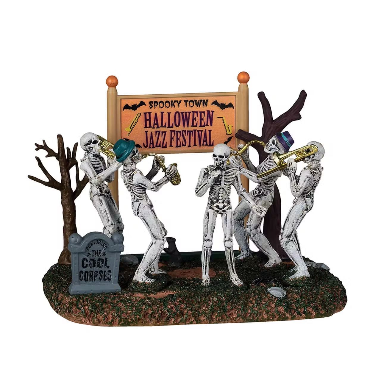 Lemax Spooky Town Halloween Village Accessory: Spooky Town Halloween Jazz Festival
