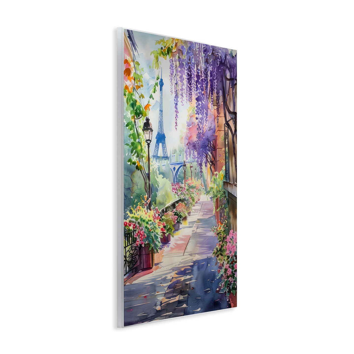 Stupell Industries Wisteria Walkway in Paris Wall Plaque, design by LSR Creative Studio