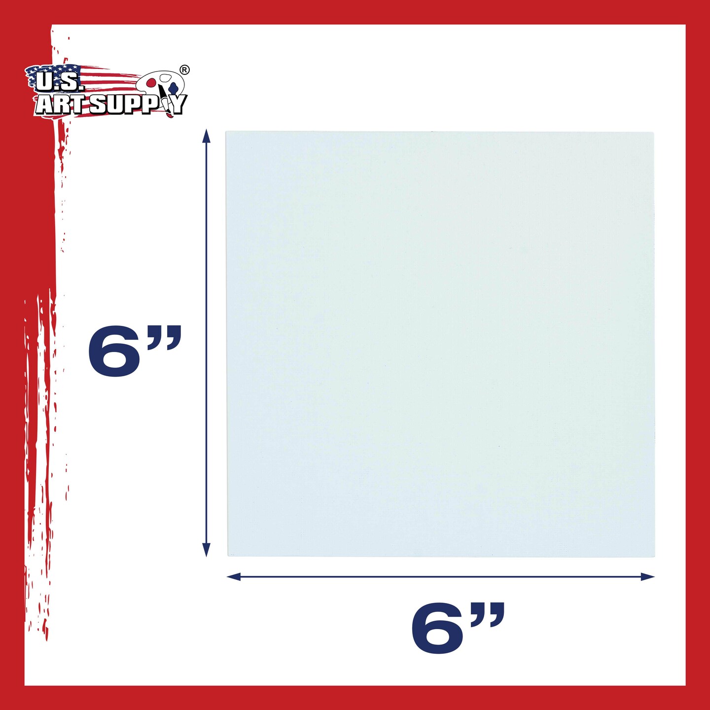 6&#x22; x 6&#x22; Professional Artist Quality Acid Free Canvas Panel Boards for Painting 24-Pack