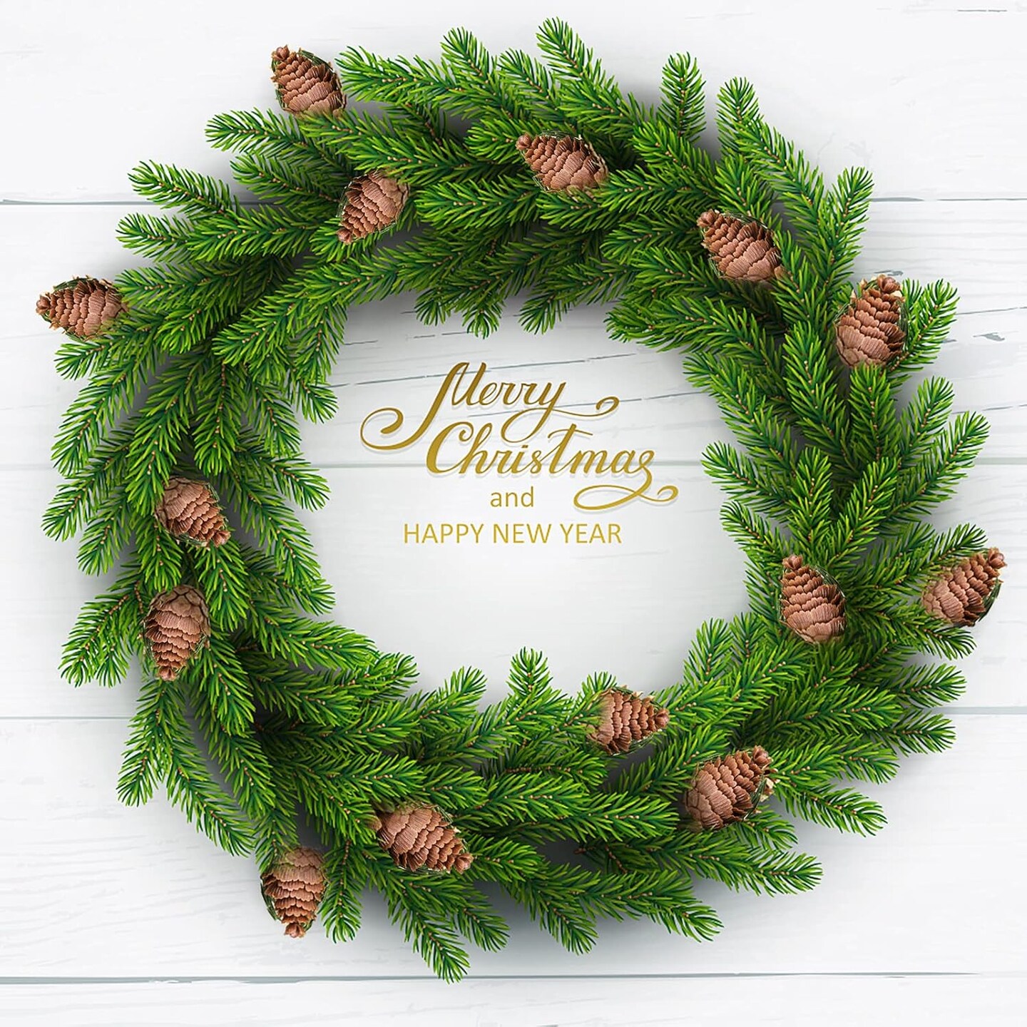 Large Artificial Pine Needles Branches (Green)