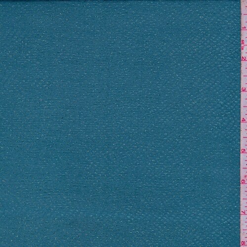 Teal Snakeskin Micro Mesh Fabric By the Yard
