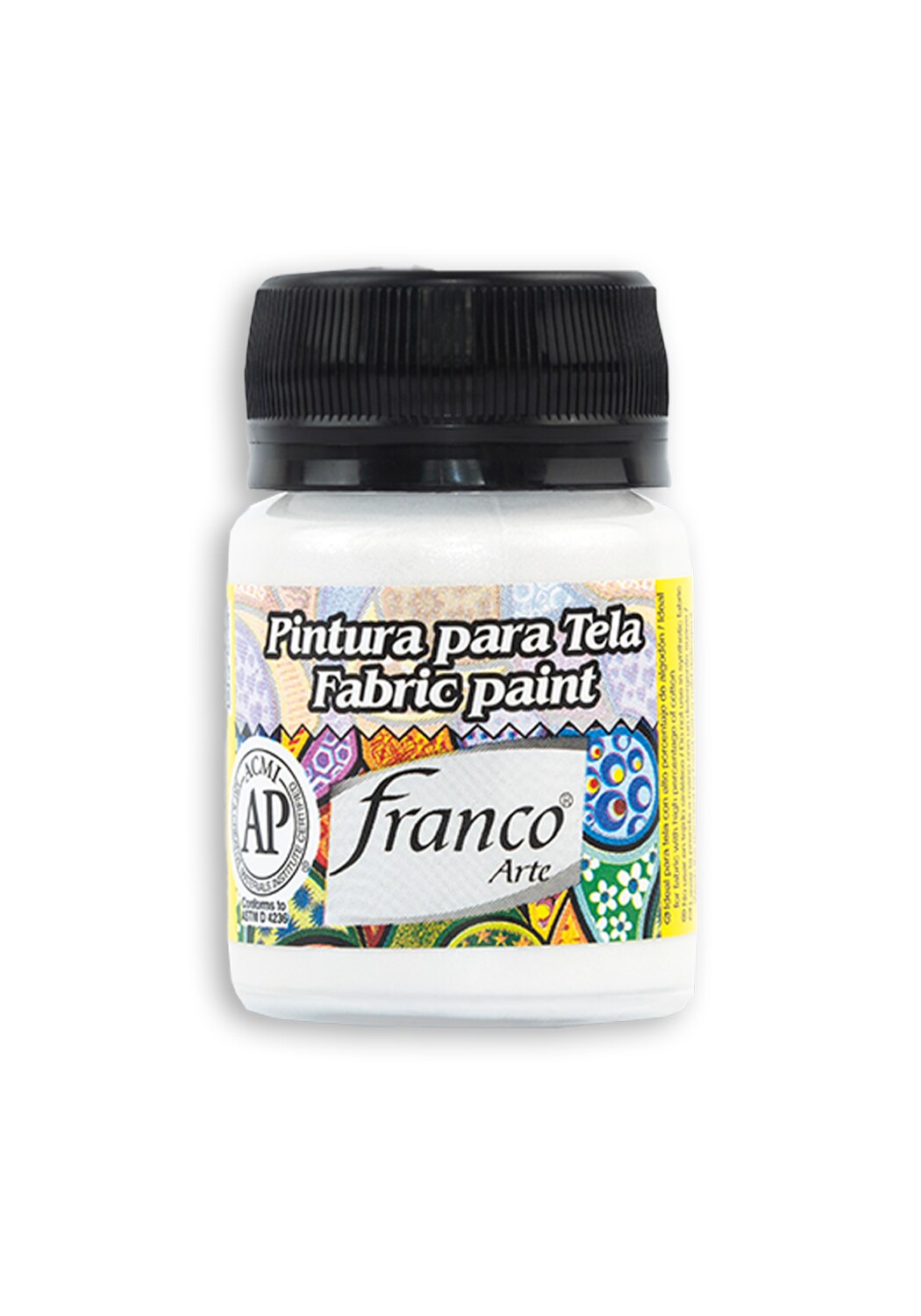 31051 Fabric Paint 1 U.S fl oz / Metallic White