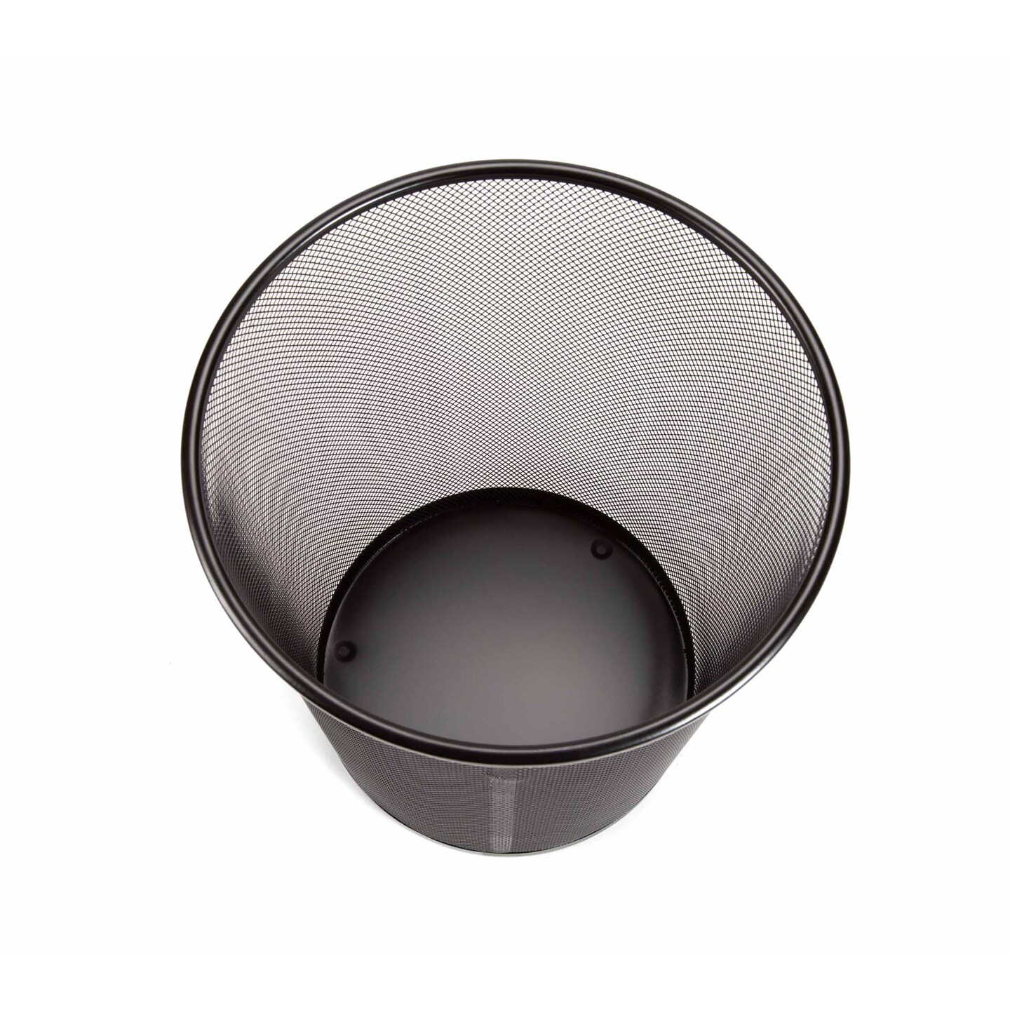 Seville Classics 6 Gal. Round Mesh Wastebasket Recycling Bin (2-Pack)