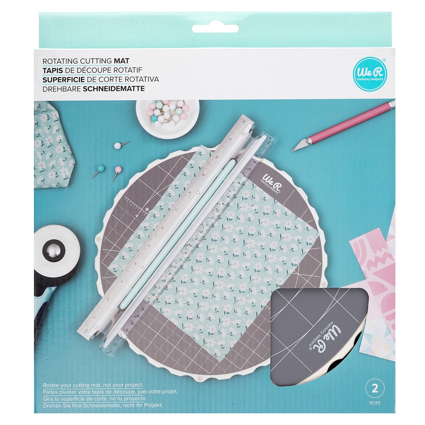 We R Rotating Platform &#x26; Cutting Mat-10&#x22;