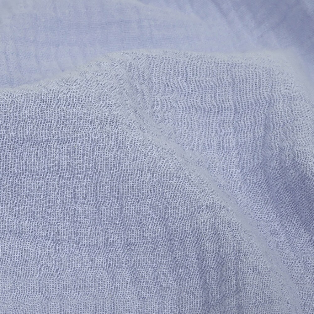 1 Yard Double Cotton Gauze Pale Blue - Talamanca Collection 50’’ Width