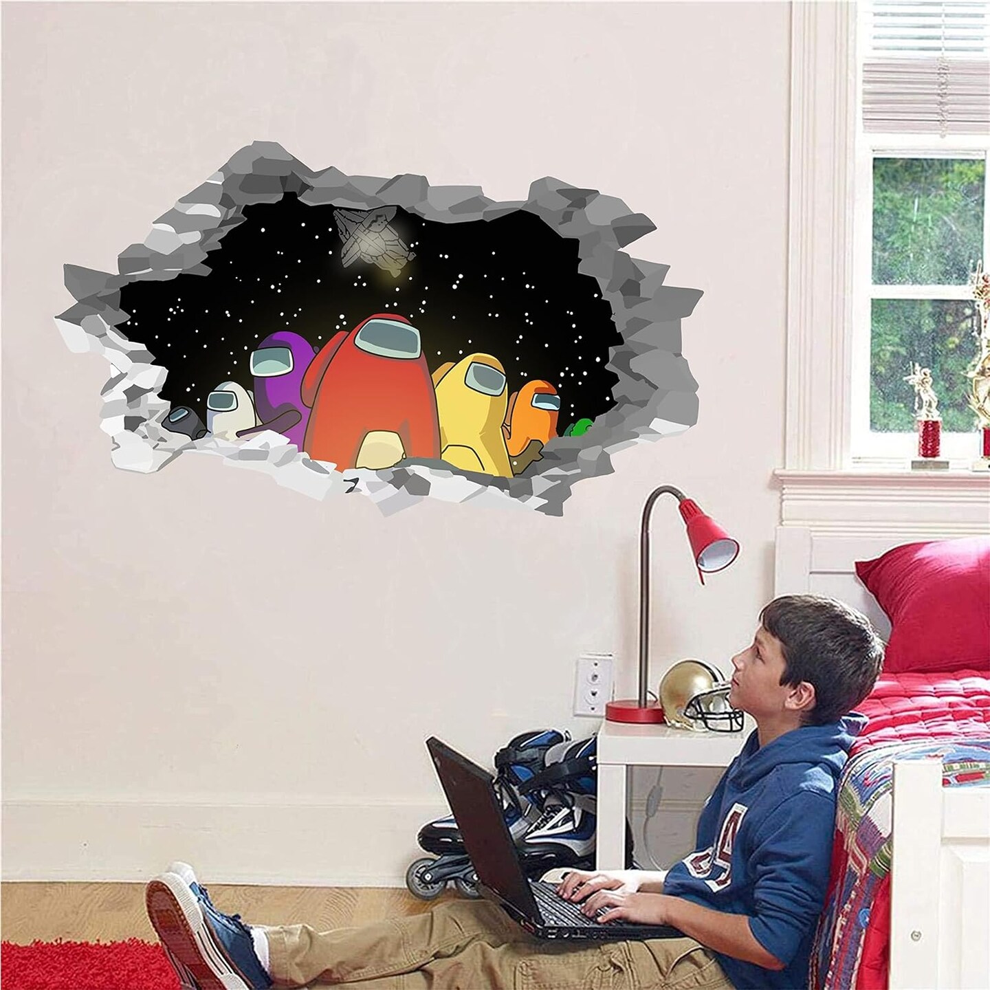 Among Us Wall Stickers (White)
