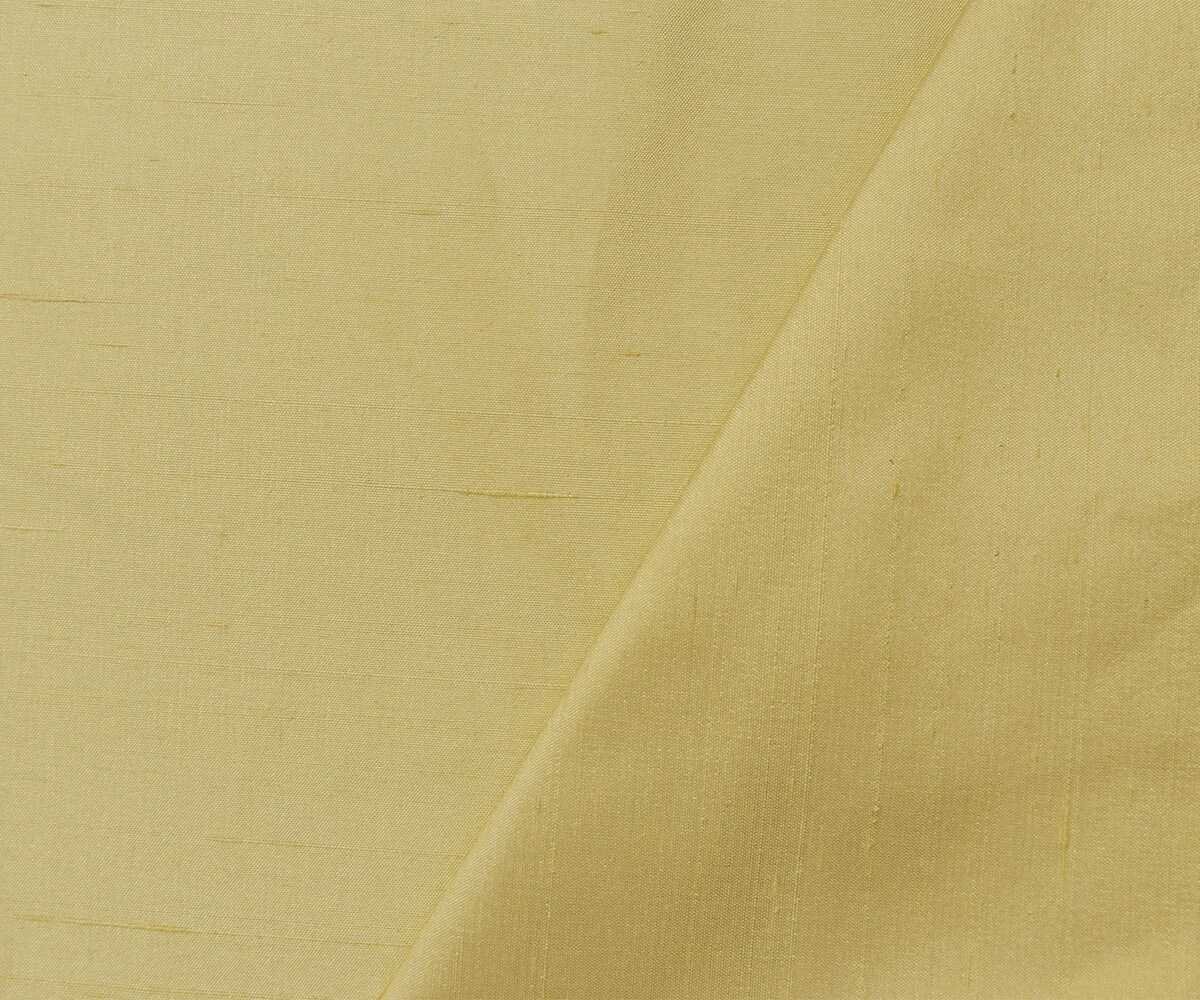 Light Beige-Pearl Silk Iridescent Dupioni Woven Fabric By the Yard