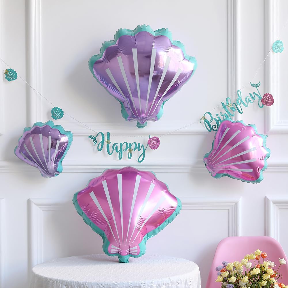 Mermaid Party Balloon Arch Kit (Light Pink, Teal Blue, Purple, Silver, Transparent) 1 x 1 x 1 inches