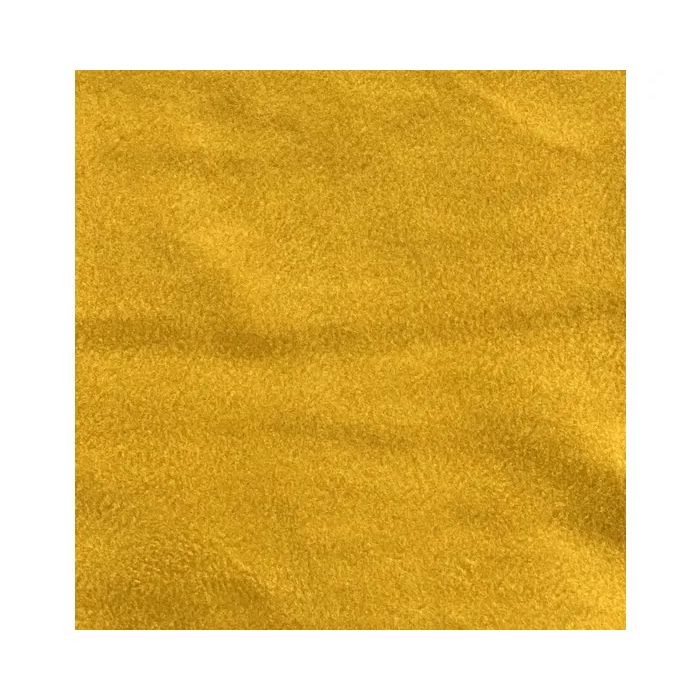 Solid Fleece No-Sew Throw Kit - Dark Red/Mustard Yellow (50x60)