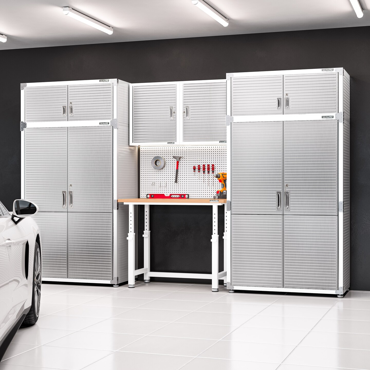 Seville Classics UltraHD Stacking Top Cabinet, 48" W x 24" D x 18.5" H