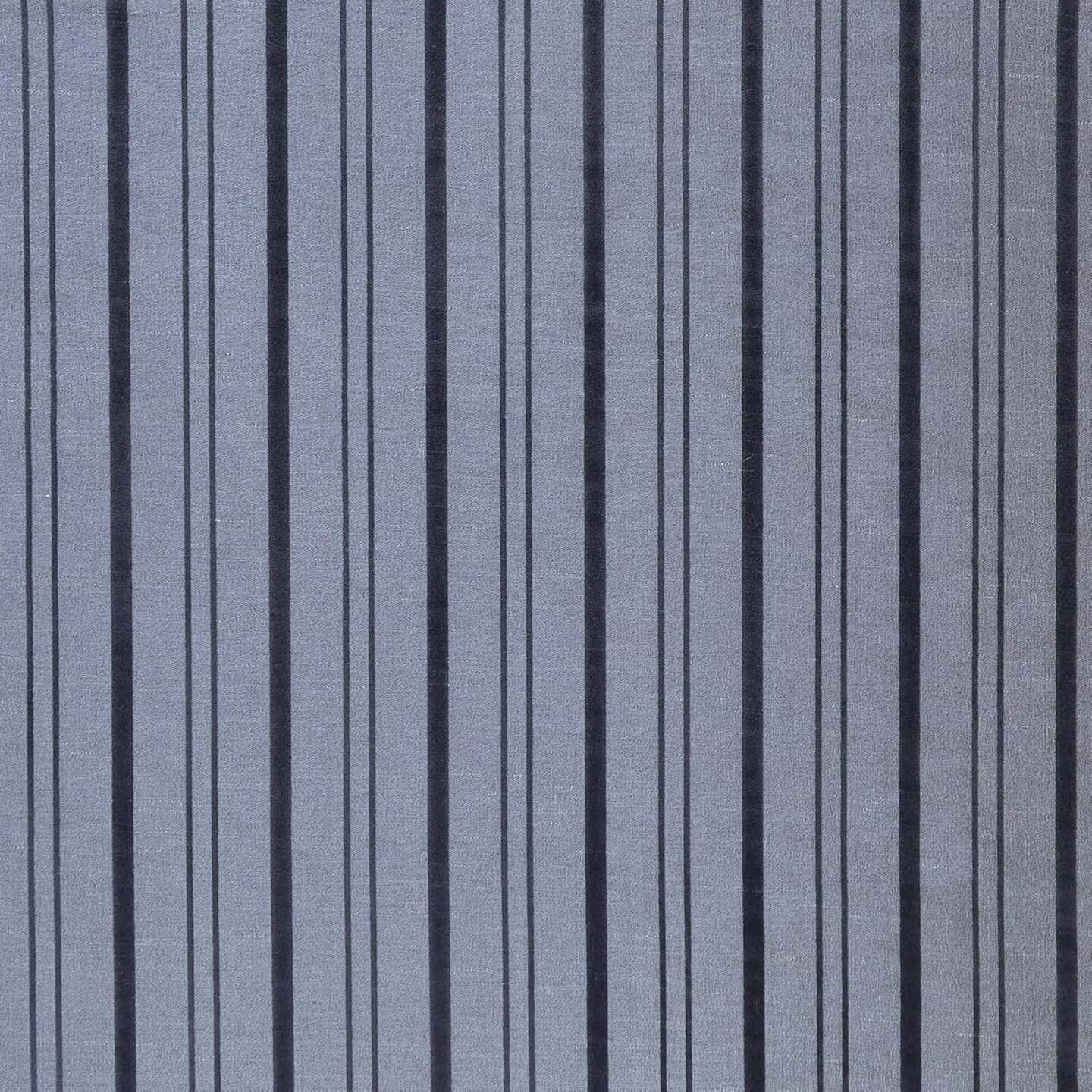 Mook Fabrics Delano Stripe Drapery Fabric [59 in. Wide] Federal Blue w/Navy - By The Yard